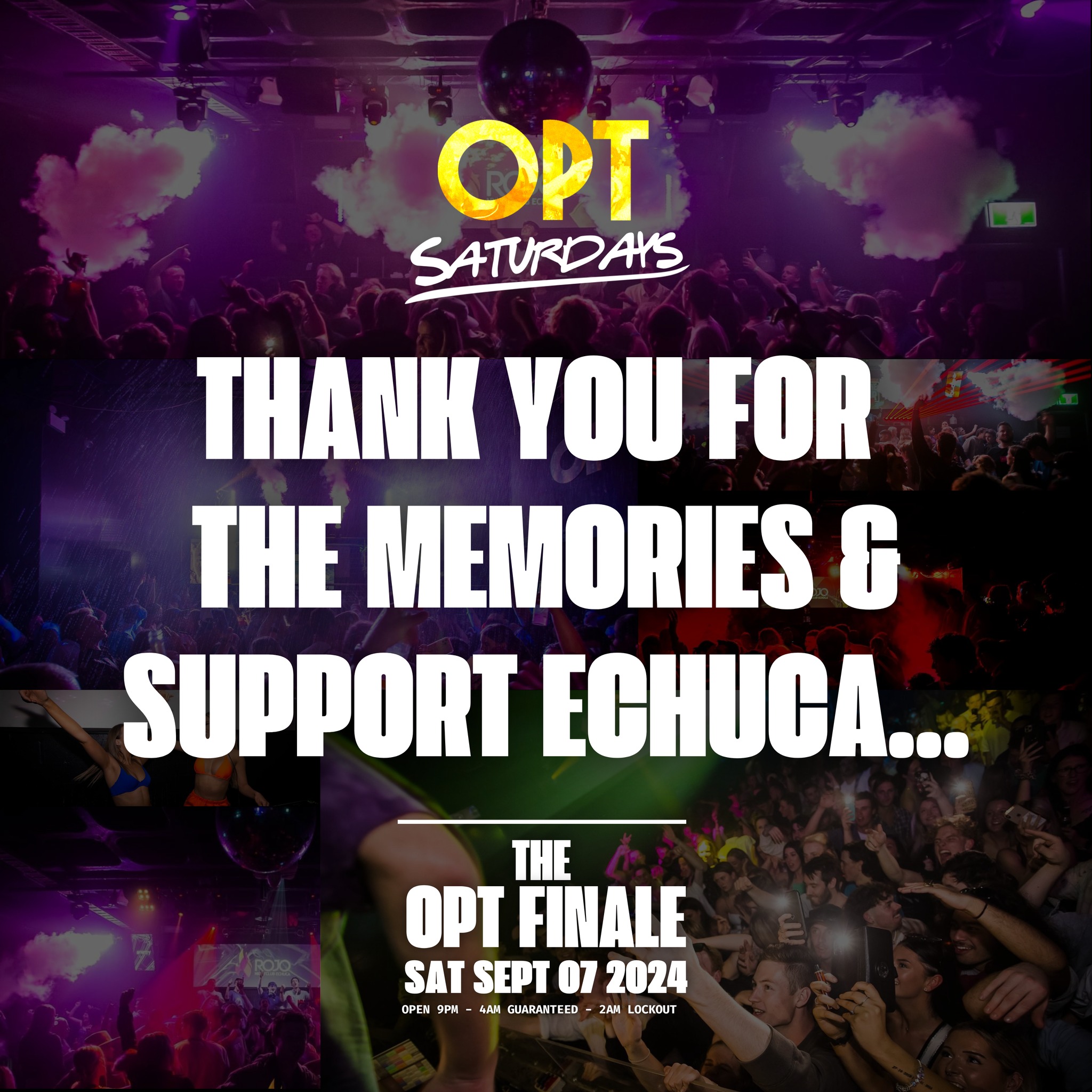 OPT Echuca is now closed